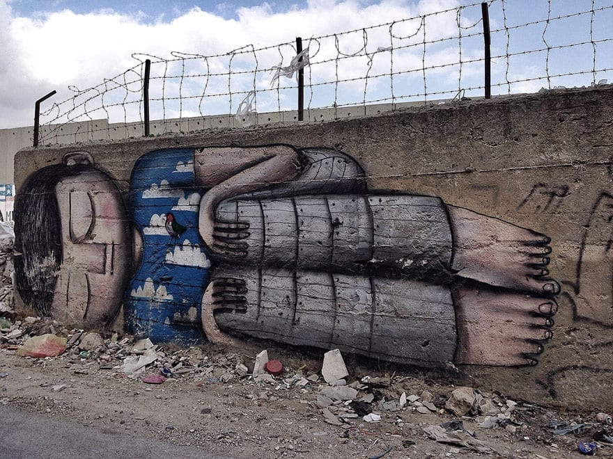 Mindful Vandalism Through Street Art Bethlehem-West-Bank
